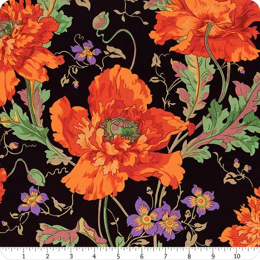 Kaffe Fassett Collective - Orange Papaver - Meissner Sewing and Vacuum