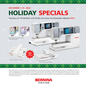 Bernina B770 QE Plus Sewing, Quilting, & Embroidery Machine - FREE GIFT