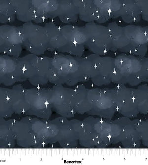 Benartex Spellbound Collection Mystic Black