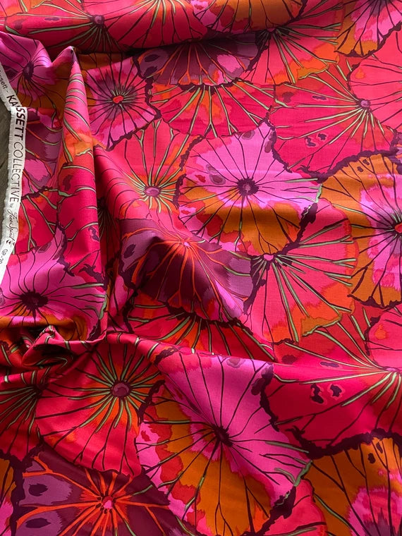 Kaffe Fassett Collective Classics Plus Lotus Leaf - Wine