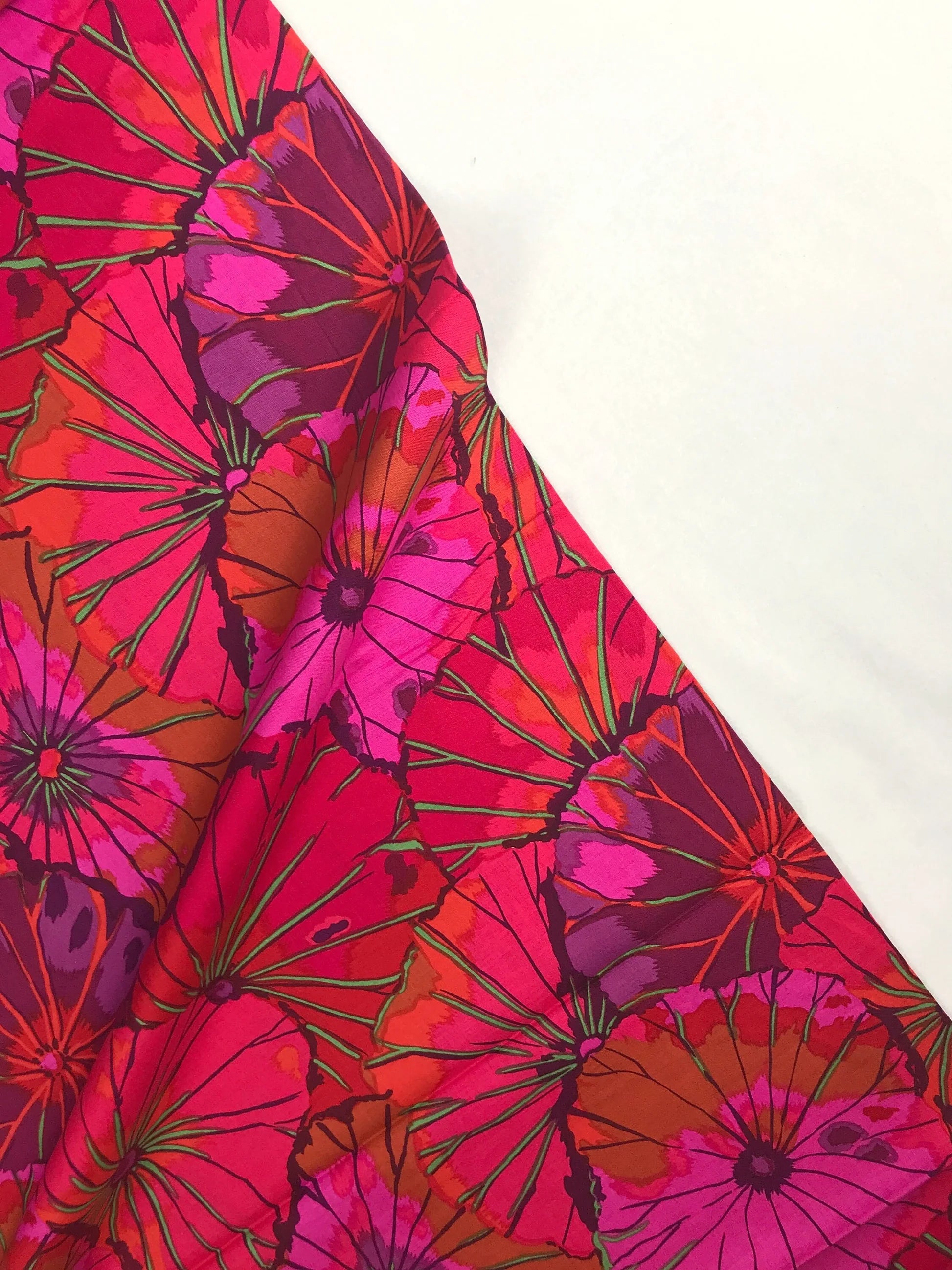 Kaffe Fassett Collective Classics Plus Lotus Leaf - Wine