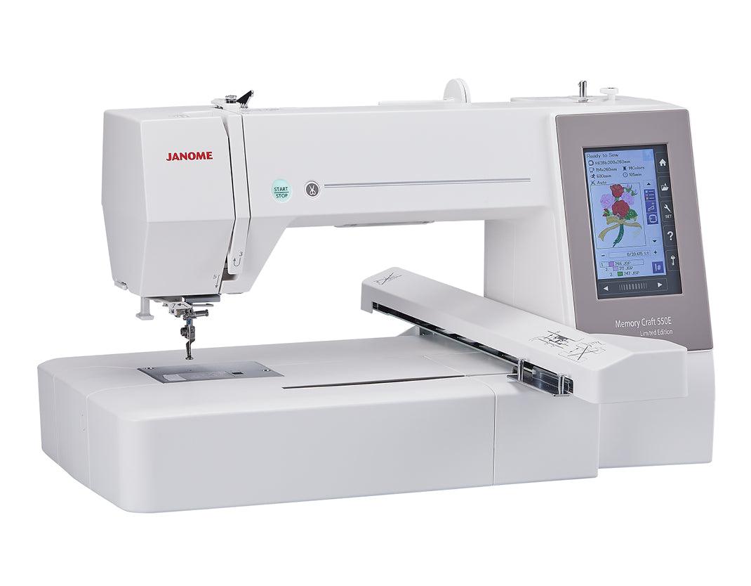 Janome Memory Craft 550E Limited Edition Embroidery Machine