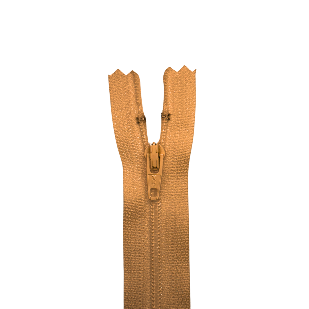 YKK 18" #3 Coil Zipper Mustard