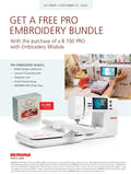 BERNINA B700 Embroidery Machine