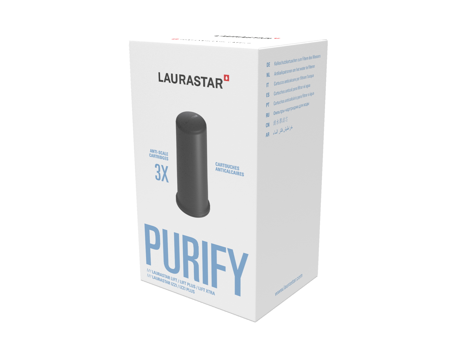 Laura Star Anti-Scale Cartridges for LIFT/IZZI Plus Models - Pack of 3