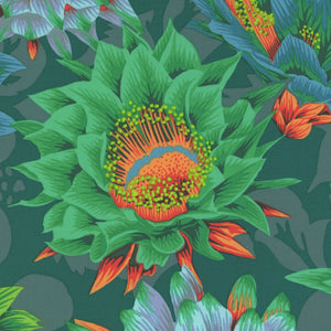 Kaffe Fassett Collective Classics Plus Cactus Flower - Green