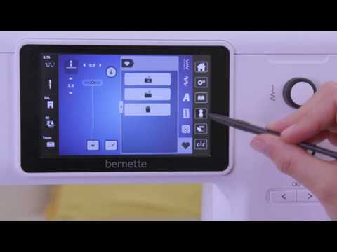 Máquina de coser electrónica Bernette b77 