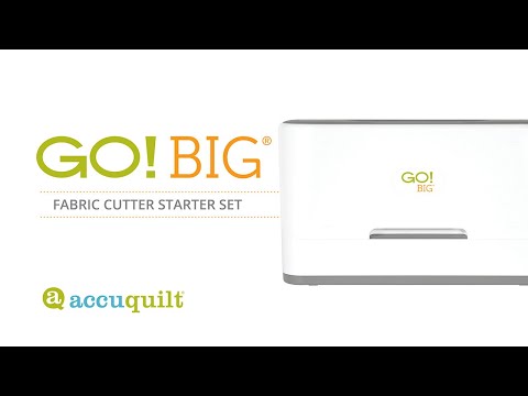 ¡Accuquilt GO! Juego básico de cortador de tela eléctrico grande