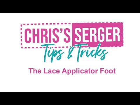 Baby Lock Lace Applicator Foot - BLE-LF