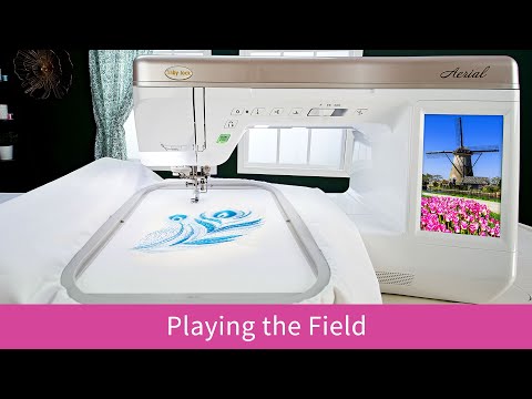 Máquina de coser y bordar aérea Babylock 
