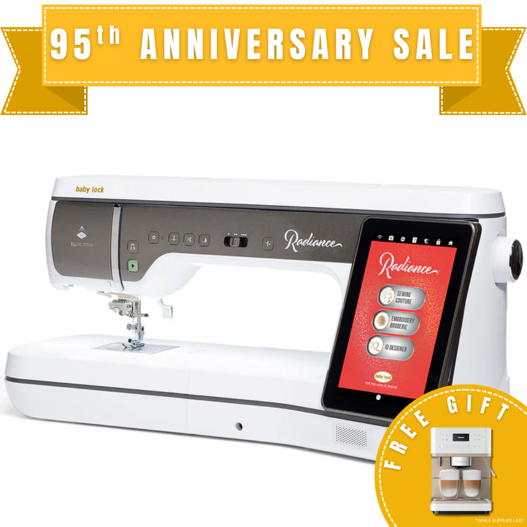 Baby Lock Radiance Sewing, Quilting, and Embroidery Machine
