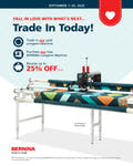 Bernina Q16 Long Arm Quilting Machine on Studio Frame 10'