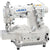 Juki MF-7923 - 3 Needle Coverstitch, , Cylinder Bed Industrial Machine w/ Table & Motor (Table Comes Assembled)