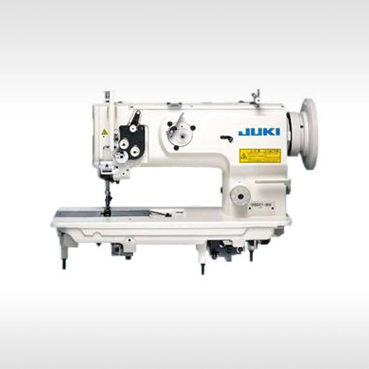 Juki LU-1508NS Single Needle Unison Feed Lock Stitch Machine with Vertical-axis Large Hook Includes Table and Servo Motor (Table Comes Assembled)