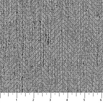 Urban Oasis Flannel Herringbone Medium Grey