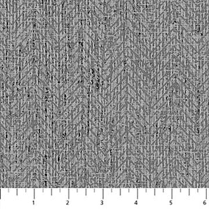 Urban Oasis Flannel Herringbone Medium Grey