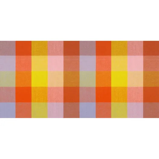 Garden Variety Buffalo Plaid Sunset