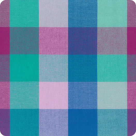 Garden Variety Buffalo Plaid Sea