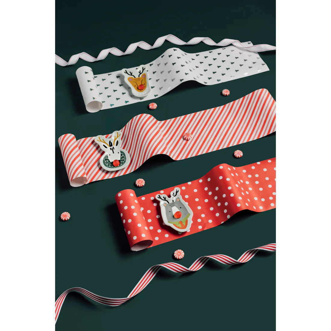 Rudolph Imposter Christmas Dishes Set of 3