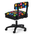 Arrow Bright Buttons Hydraulic Sewing Chair (H8013) - Meissner Sewing and Vacuum