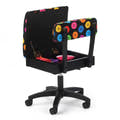 Arrow Bright Buttons Hydraulic Sewing Chair (H8013) - Meissner Sewing and Vacuum